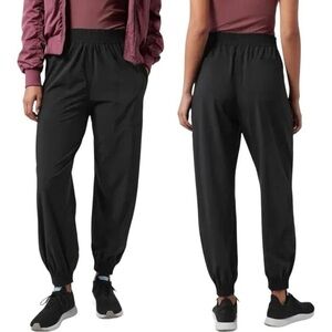 Athleta Savannah Featherweight Jogger Violet High Rise 8T 8 Tall Black